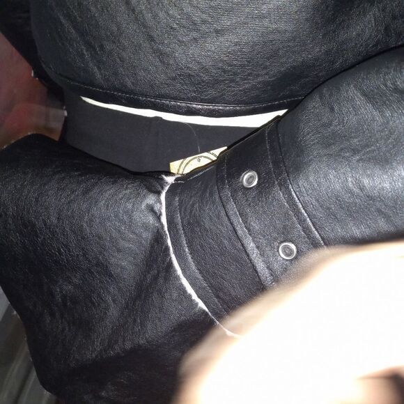 Azalea Wang Faux Fur Lined Cropped Moto Jacket - Picture 5 of 9